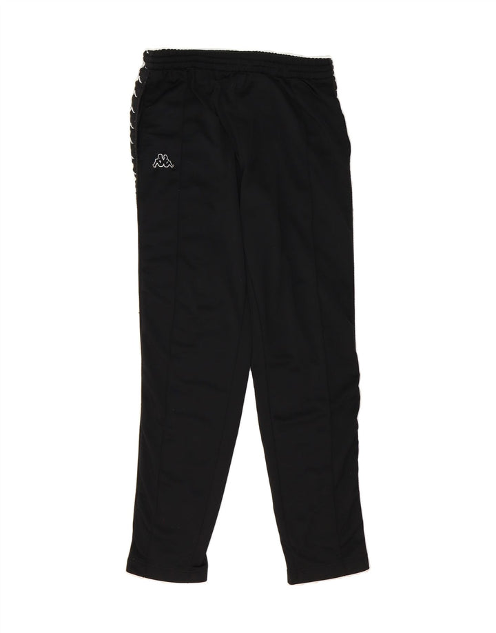 KAPPA Mens Graphic Tracksuit Trousers XL  Black Polyester Vintage Kappa and Second-Hand Kappa from Messina Hembry 