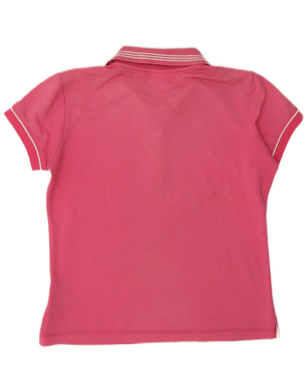 Polo da donna Champion Fit Heritage UK 14 cotone rosa medio