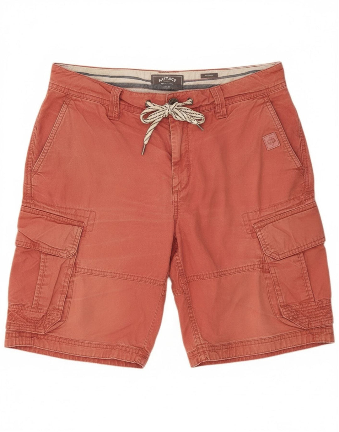 Pantaloncini cargo da uomo Fat Face W36 grandi in cotone rosso