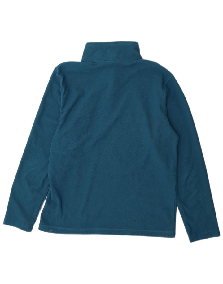 Maglione in pile da uomo The North Face con zip e collo, grande, in poliestere blu
