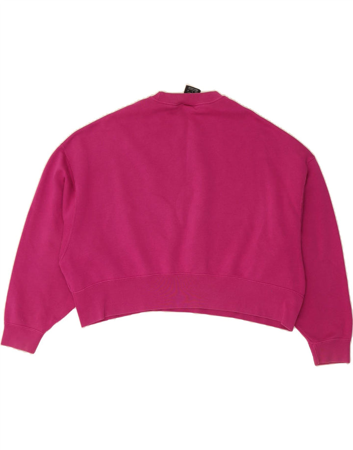 NIKE Womens Oversized Sweatshirt Jumper UK 14 Medium Purple Cotton Vintage Nike and Second-Hand Nike from Messina Hembry 