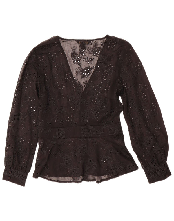 Camicetta da donna Lipsy UK 10 Poliestere floreale nero piccolo