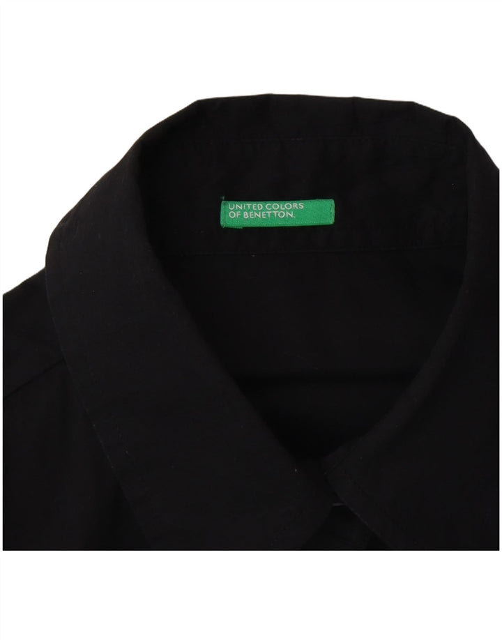 Camicia da donna Benetton UK 12 media nera
