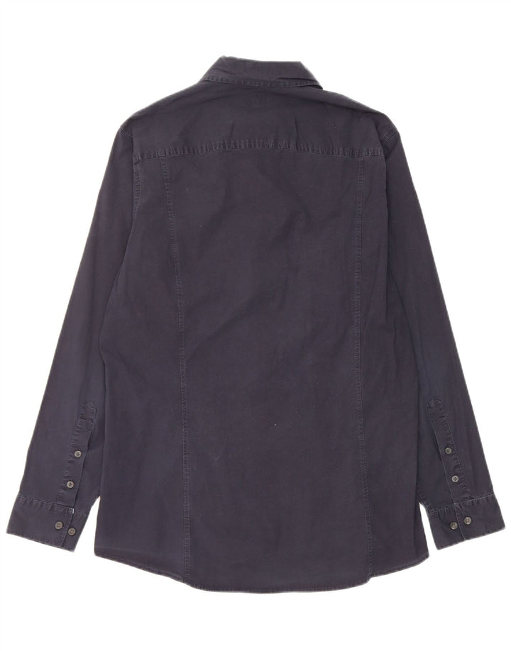 Camicia da uomo Calvin Klein Jeans grande blu navy