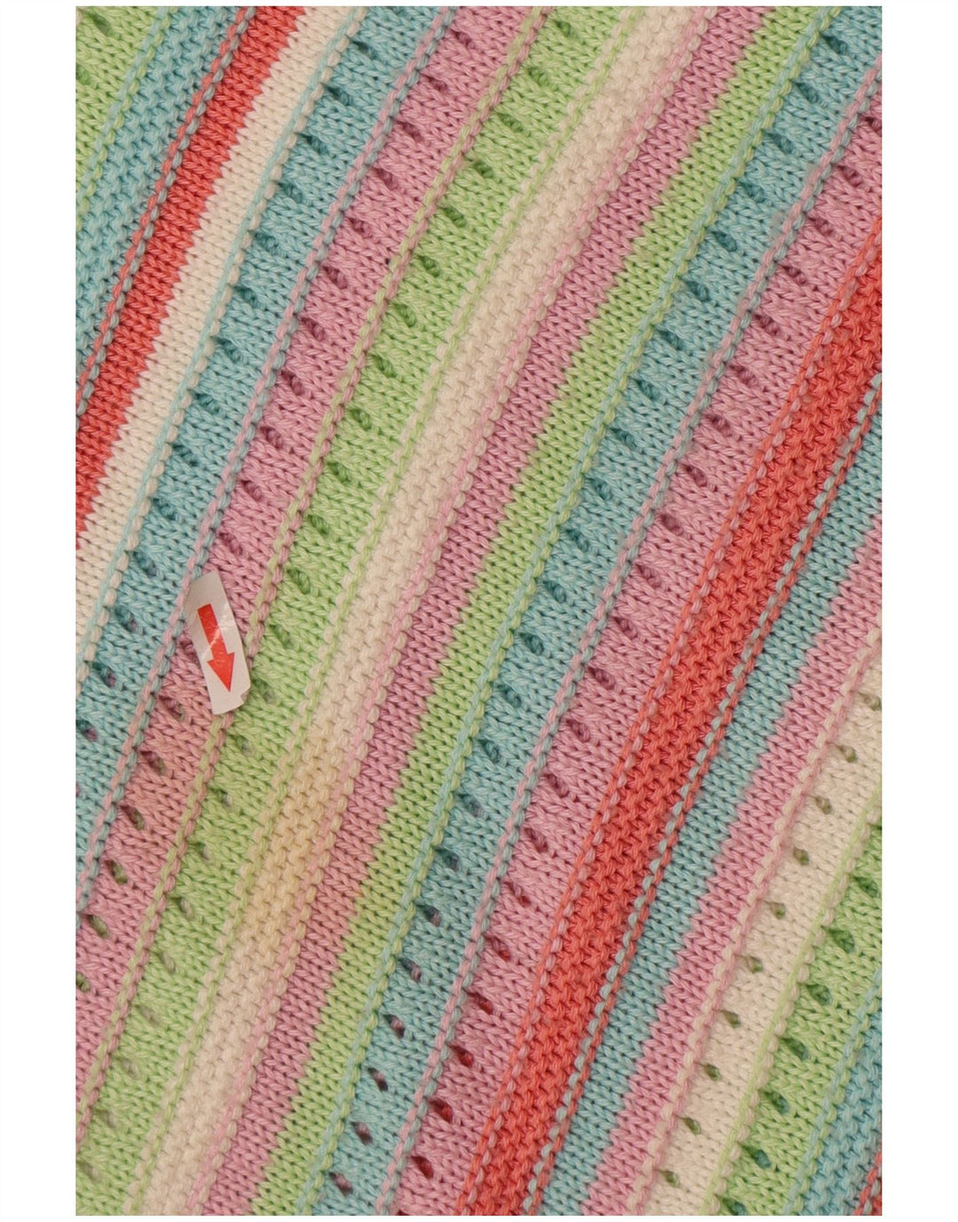 Maglione maglione con scollo a barca da donna Redok UK 16 grandi strisce multicolori