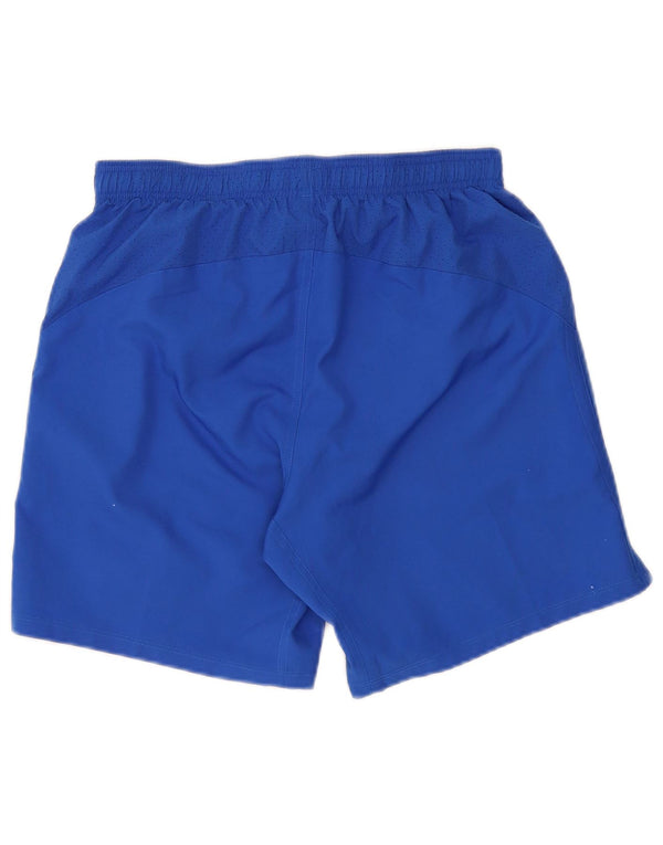 Pantaloncini sportivi grafici da uomo UMBRO poliestere blu medio
