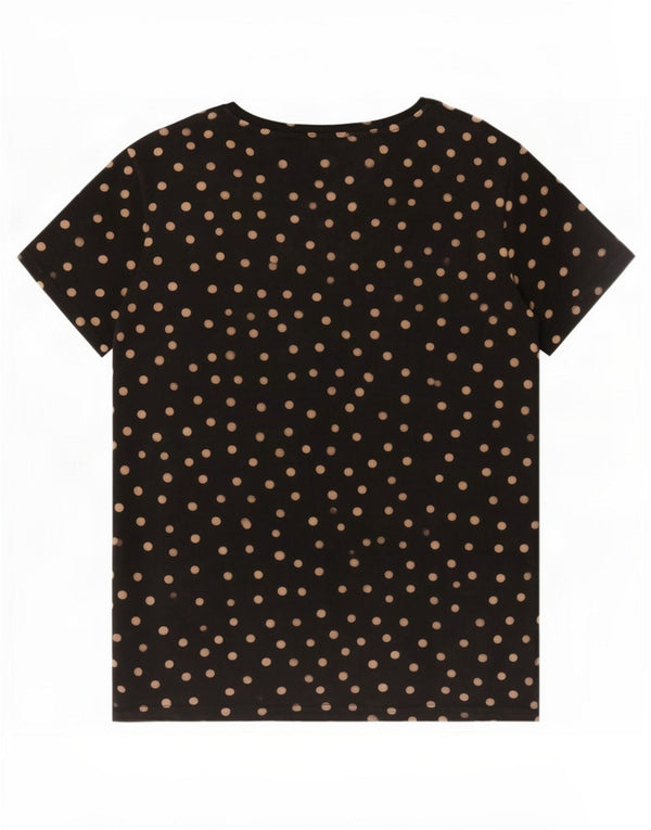 T-shirt da donna Zara Top UK 18 XL a pois neri