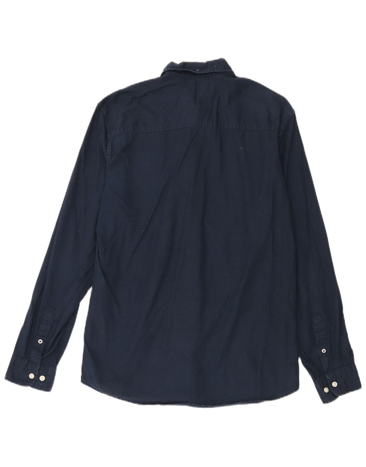 Camicia da uomo Jack & Jones in cotone blu navy medio