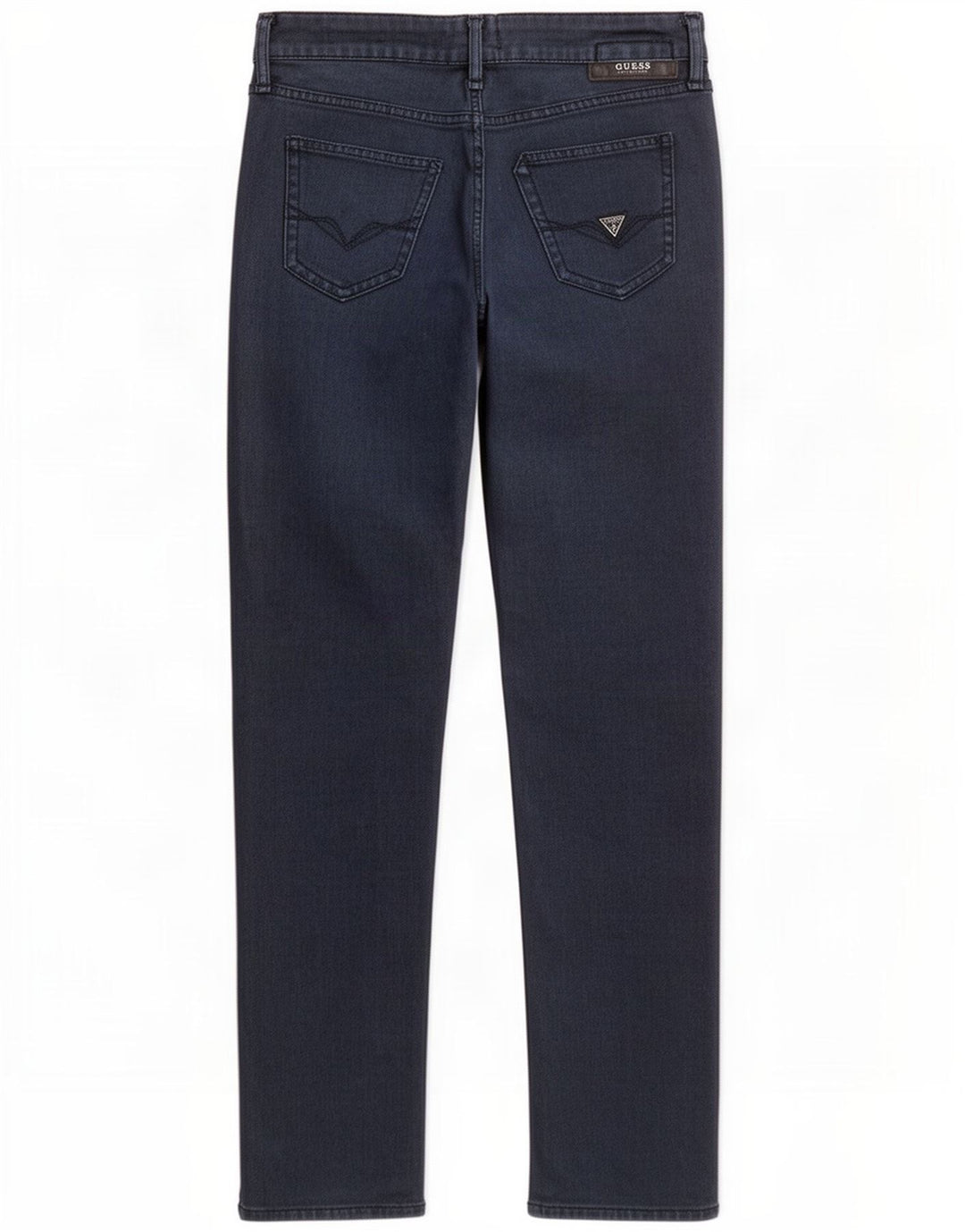 Pantaloni chino slim da uomo Guess W29 L32 poliestere blu navy