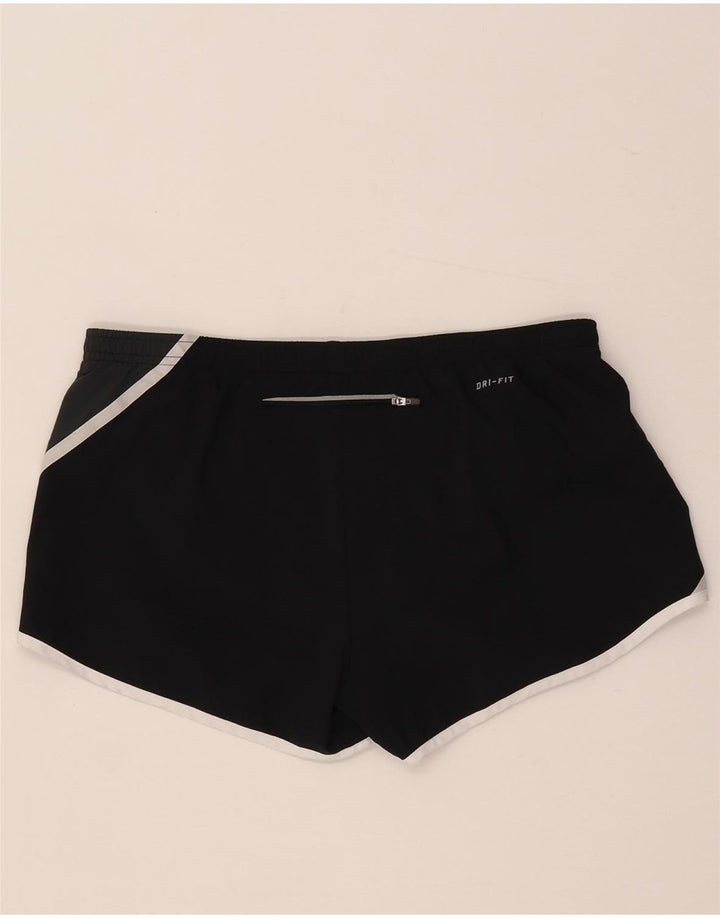 Pantaloncini sportivi Nike da donna Dri Fit UK 14 medio nero poliestere