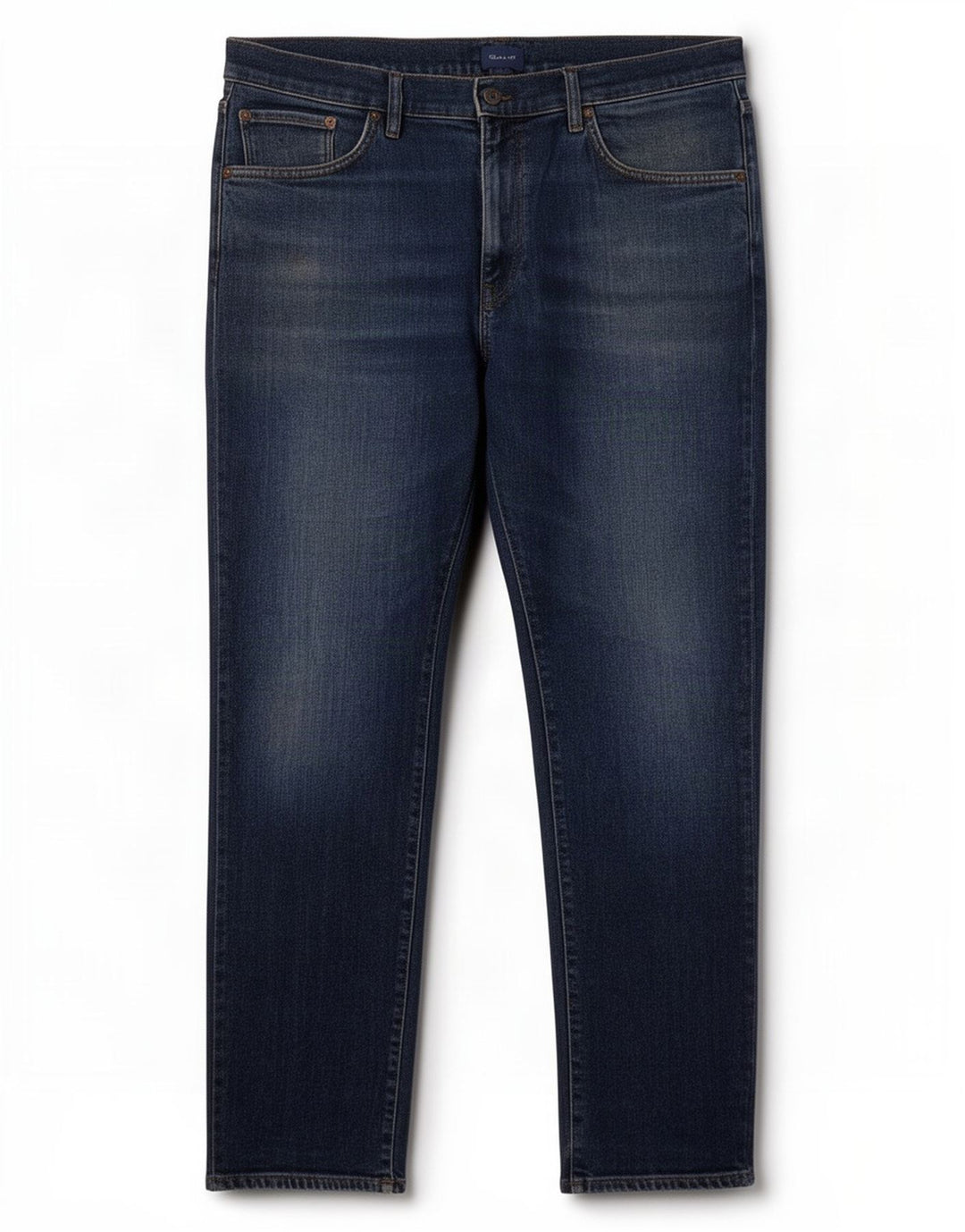Jeans dritti da uomo Gant W38 L32 in cotone blu