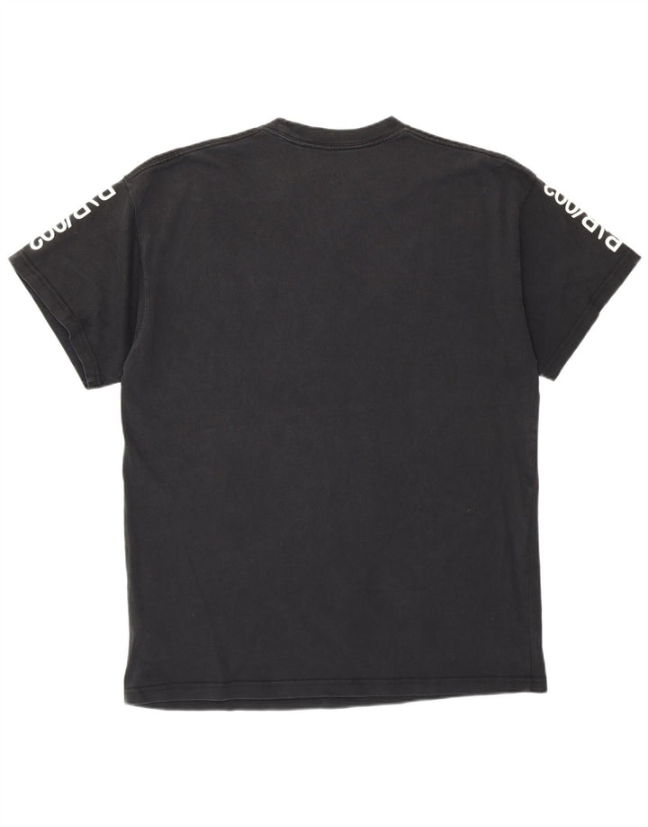 T-shirt grafica da uomo Nike Top in cotone nero medio