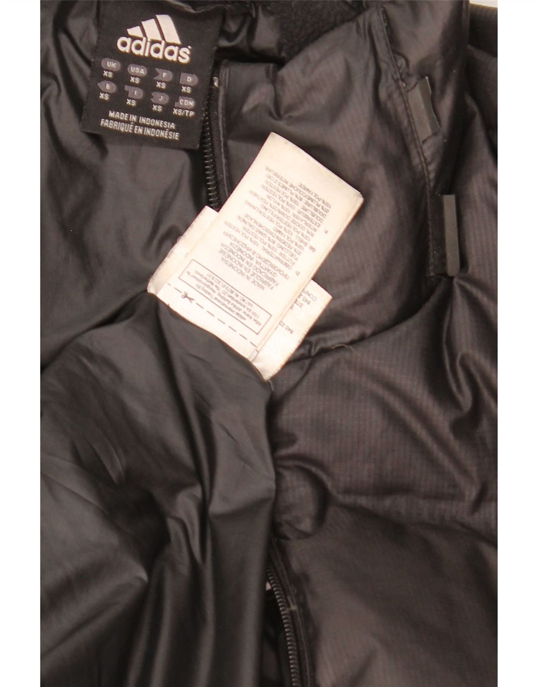 Giacca imbottita Adidas Clima Proof da uomo UK 34 XS poliestere nero