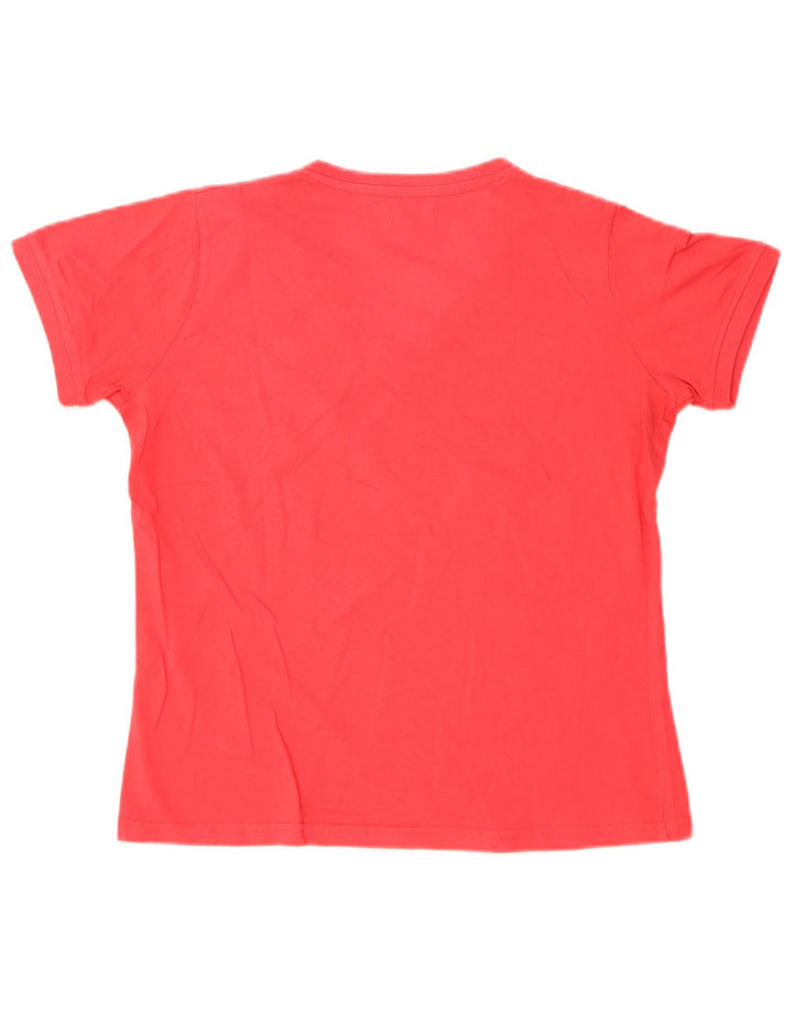 Maglietta Kappa da donna Top UK 14 grande rossa in cotone
