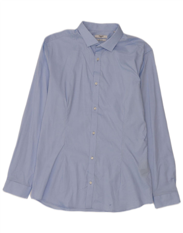 Camicia da uomo Jack & Jones XL in cotone blu