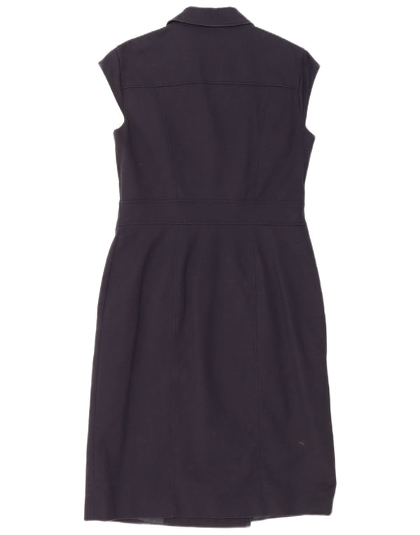 Abito tubino autografo da donna Marks & Spencer UK 12 medio blu navy