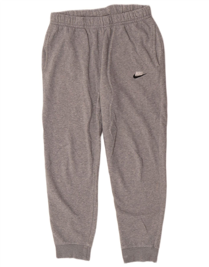 Pantaloni da tuta da uomo Nike Joggers in cotone chiazzato grigio medio