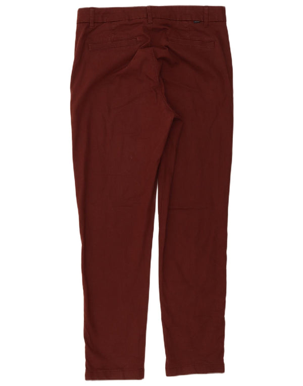 Pantaloni chino slim da uomo Dockers W29 L28 in cotone bordeaux