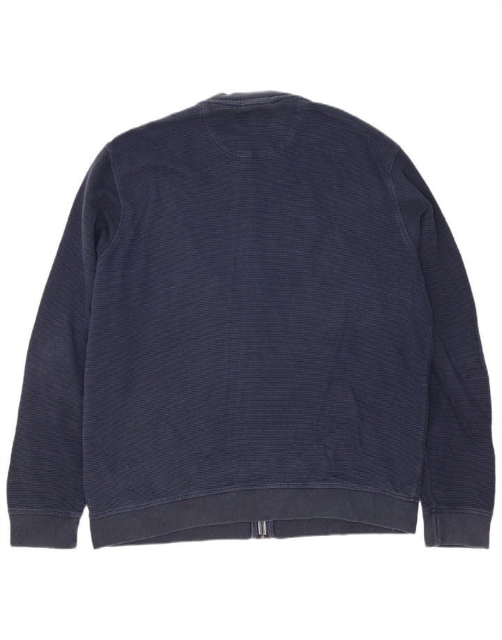 Giacca da ginnastica da uomo Marks & Spencer Blue Harbour XL in cotone blu navy