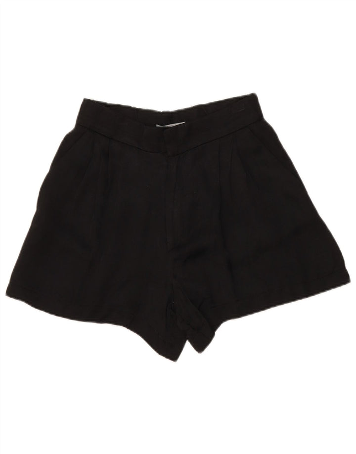 Pantaloncini chino con pegging da donna ZARA XS W24 neri modal