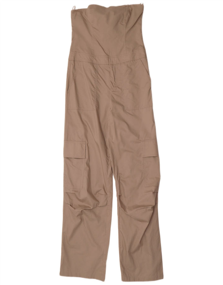 Tuta senza spalline da donna Zara UK 12 Cotone grigio medio