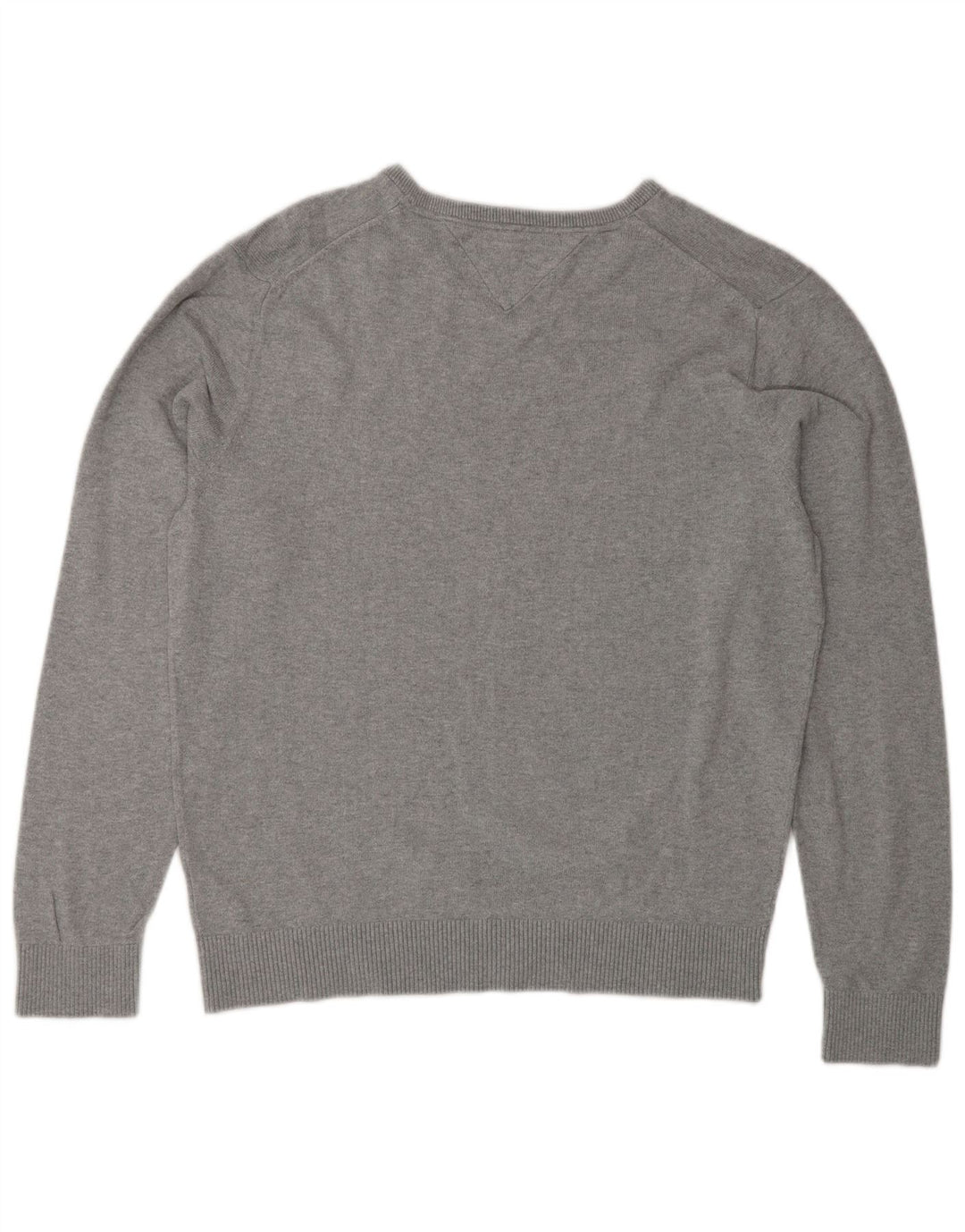 Tommy Hilfiger Uomo Maglione con scollo a V Maglione grande in cotone grigio