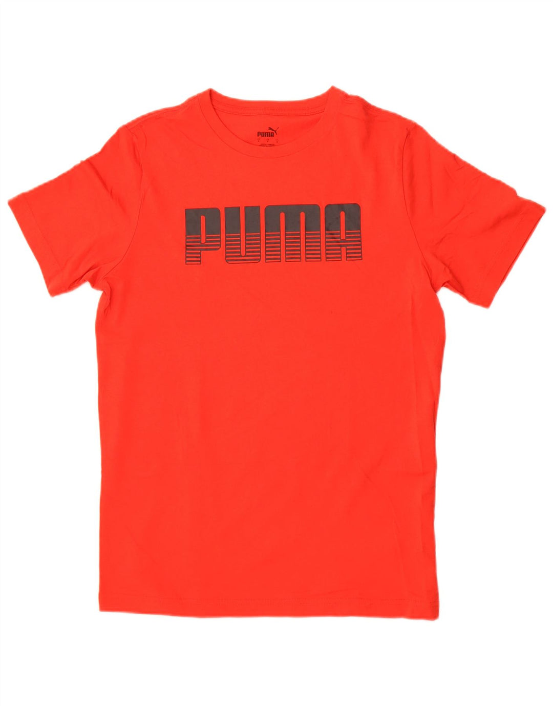 T-shirt grafica da uomo Puma Top Small in cotone rosso