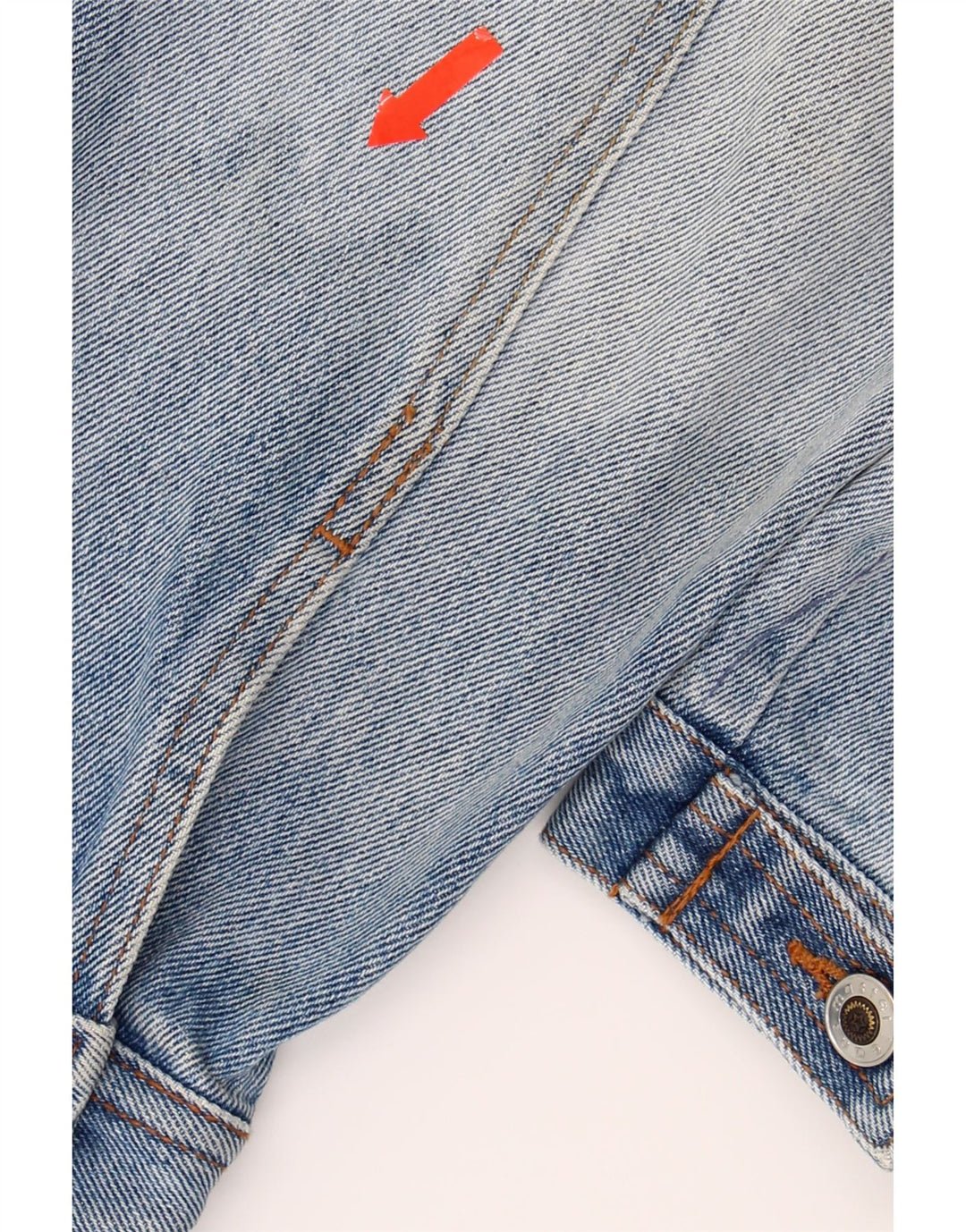 MASTER Mens Denim Jacket UK 42 XL Blue Cotton Vintage Master and Second-Hand Master from Messina Hembry 