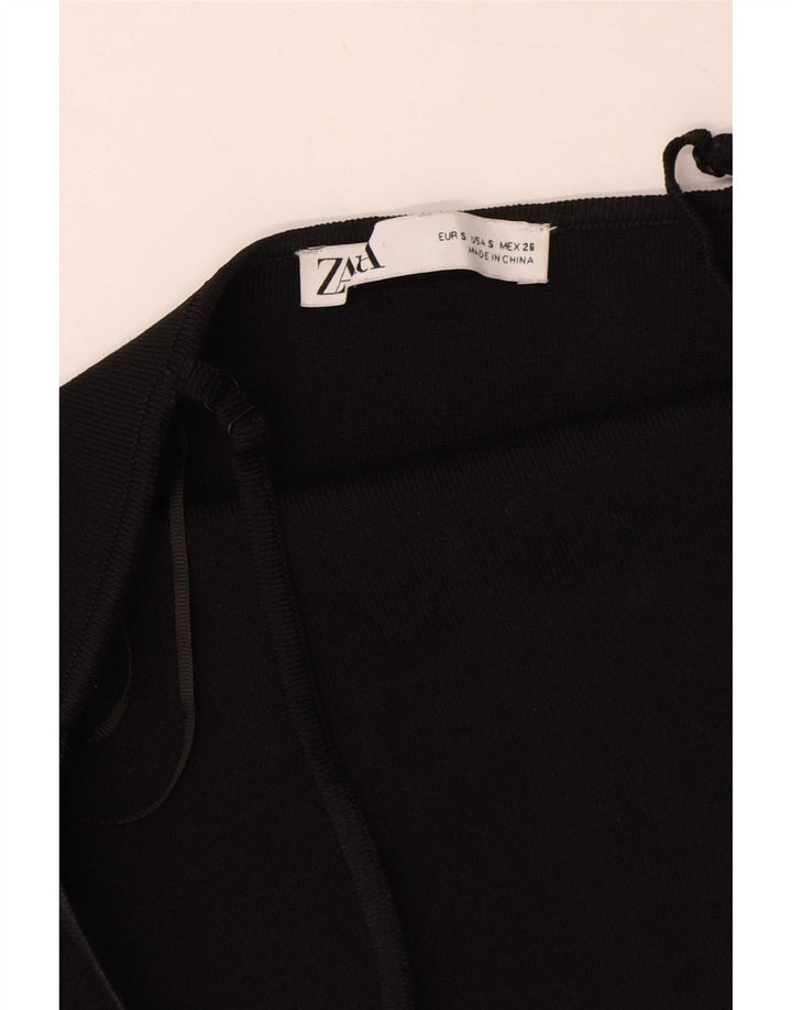 Abito sottoveste Zara da donna UK 8 piccolo nero