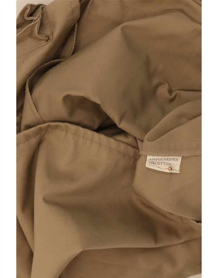 Gilet pratico da uomo vintage IT 56 3XL Poliestere beige