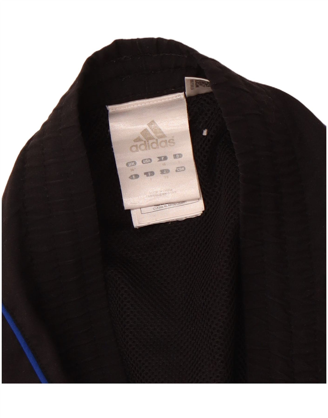 Pantaloncini sportivi da uomo Adidas grandi in poliestere nero