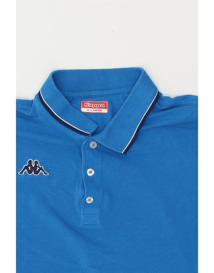 KAPPA Mens Polo Shirt XL Blue Vintage Kappa and Second-Hand Kappa from Messina Hembry 