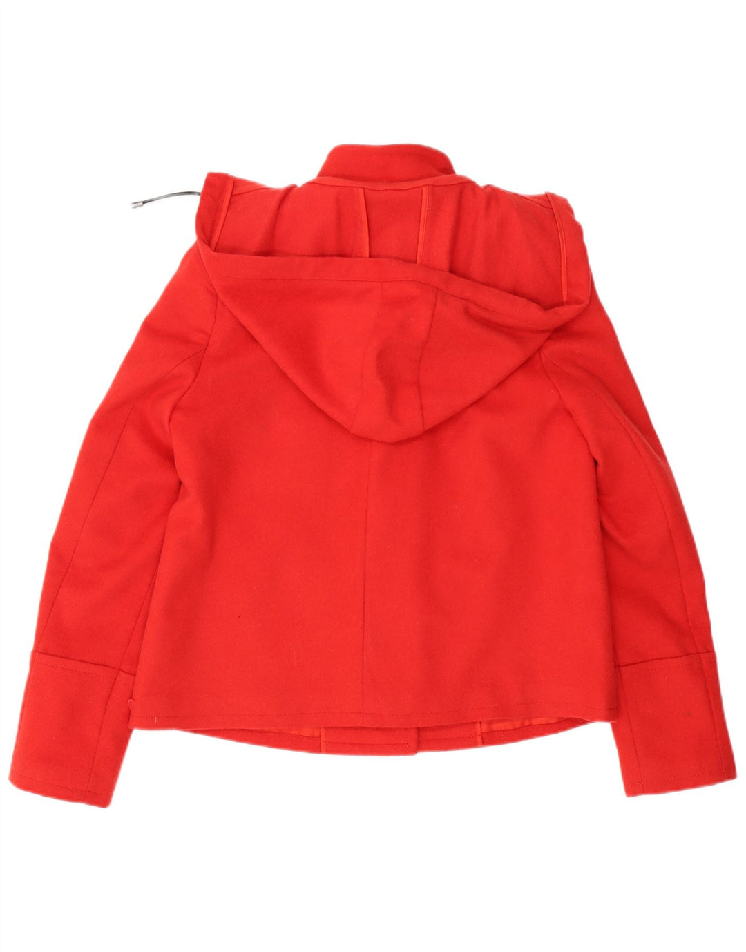 Montgomery da donna con cappuccio Stefanel IT 48 XL Rosso Lana Vergine