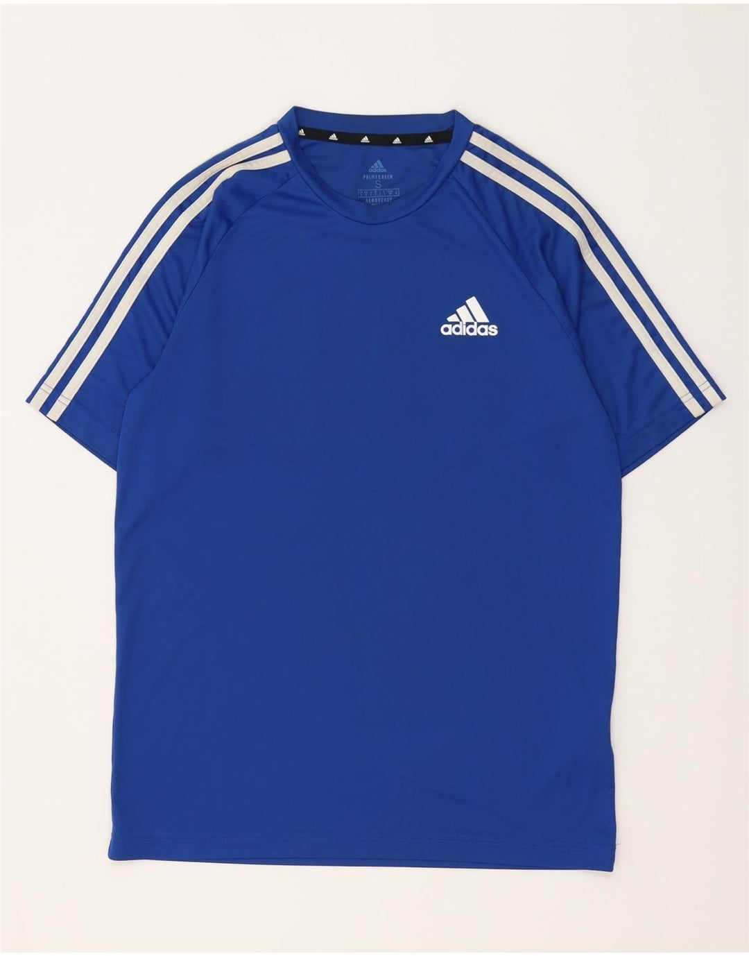 T-shirt ADIDAS Climalite da uomo piccola in poliestere blu