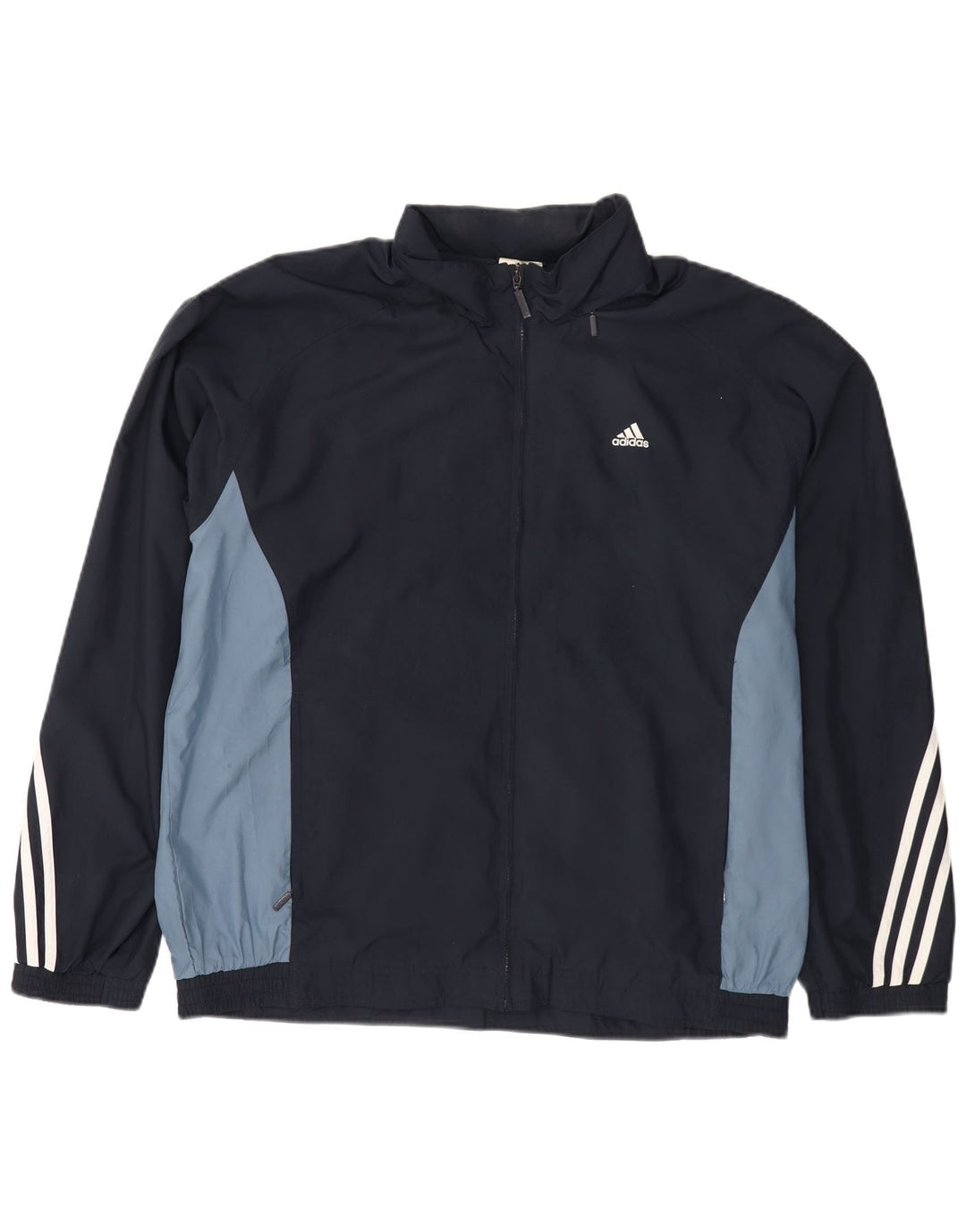 Giacca da tuta da uomo Adidas UK 44/46 Large Blu Navy Colourblock