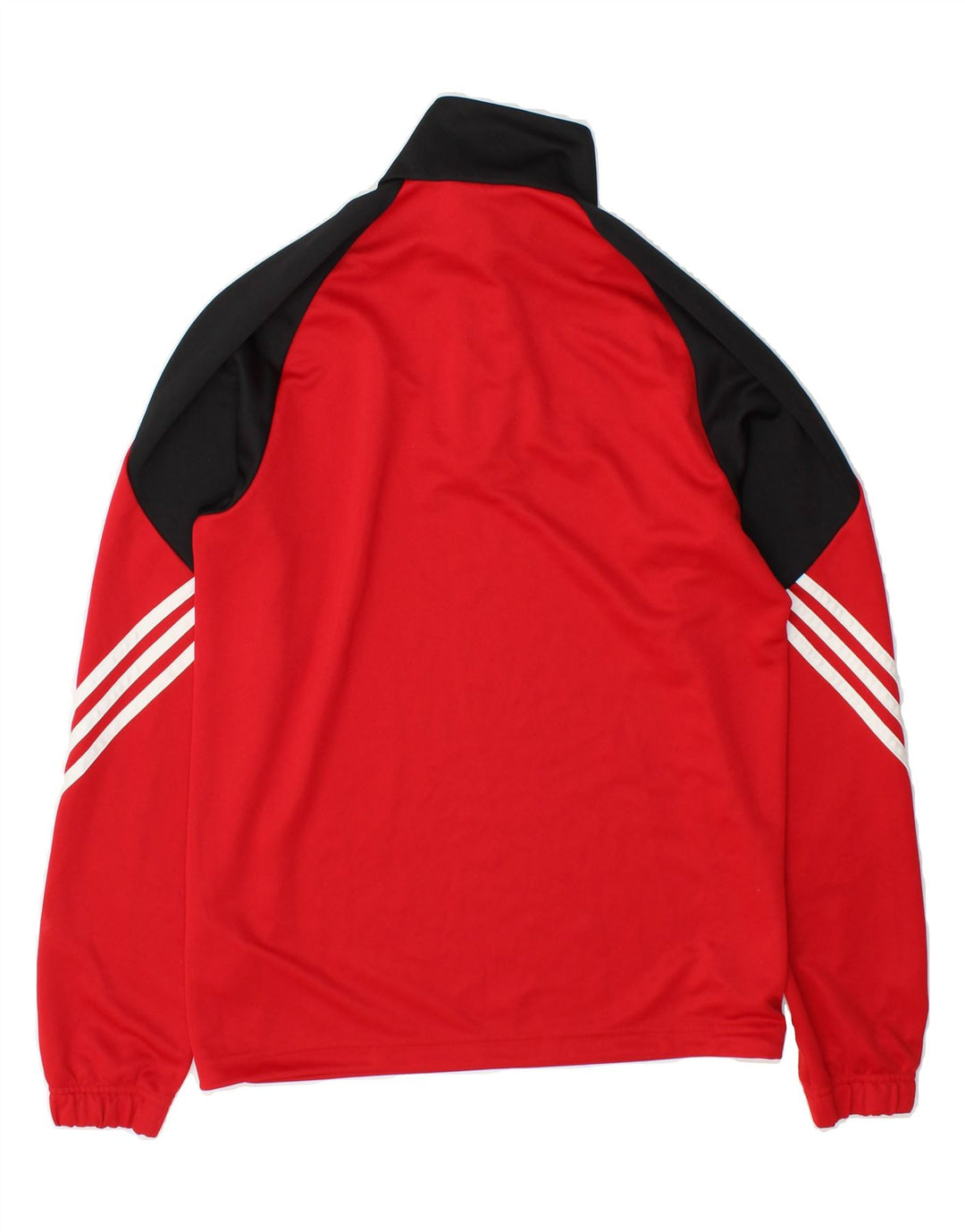 ADIDAS Mens Climalite Pullover Tracksuit Top Small Red Colourblock Vintage Adidas and Second-Hand Adidas from Messina Hembry 