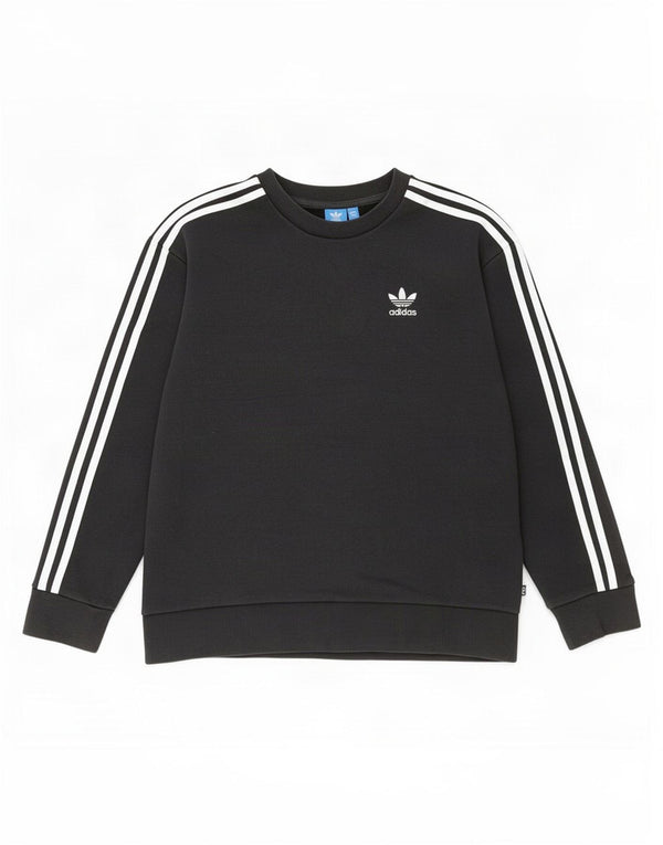 Felpa oversize da donna Adidas Jumper UK 8 Small Black Cotton
