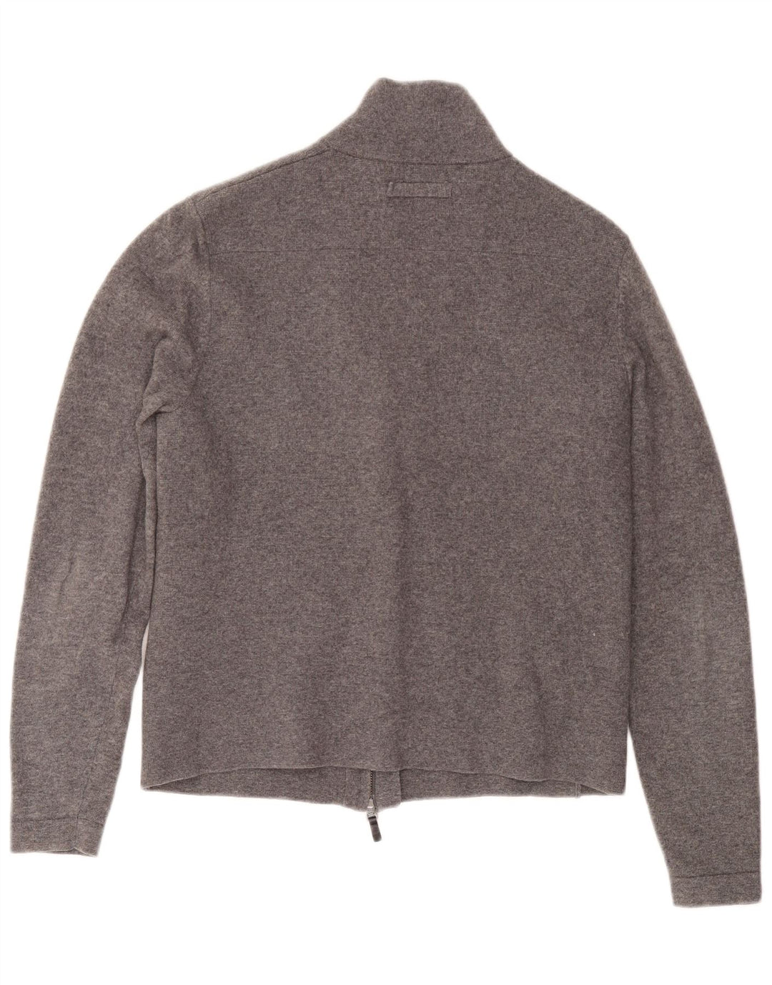 JIGSAW Womens Cardigan Sweater UK 14 Medium Grey Wool