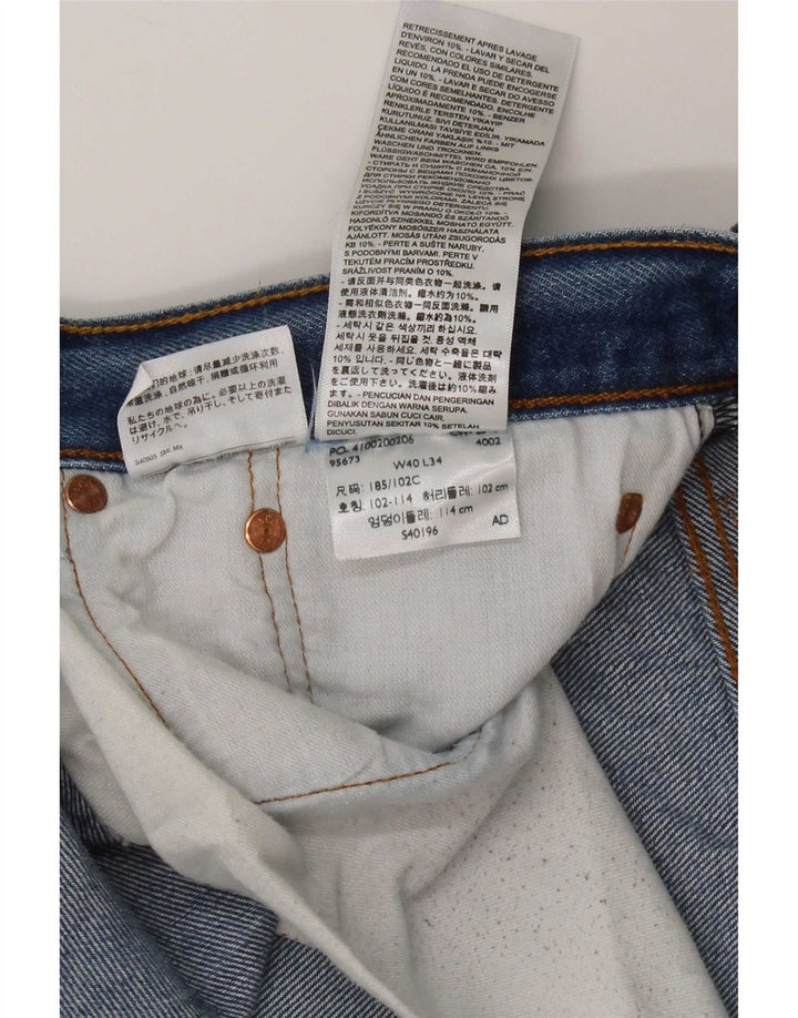 Jeans dritti da uomo Levi's W40 L34 cotone blu