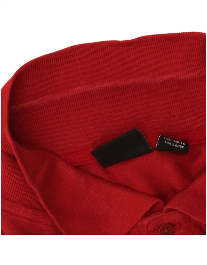 Polo da uomo Helly Hansen grande rossa in cotone
