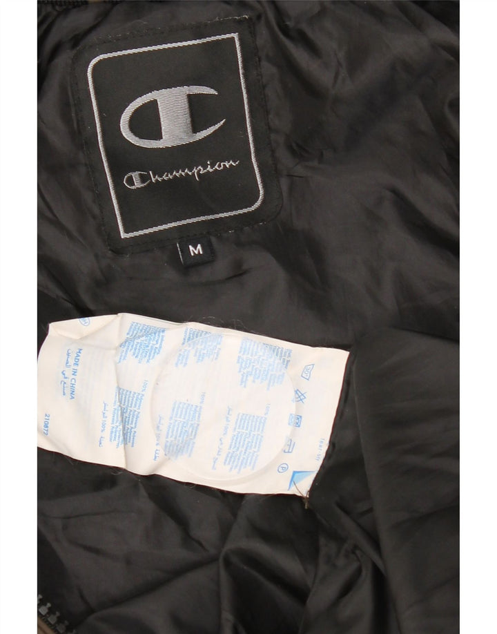 Giacca imbottita con cappuccio da uomo Champion UK 38 Poliestere kaki medio
