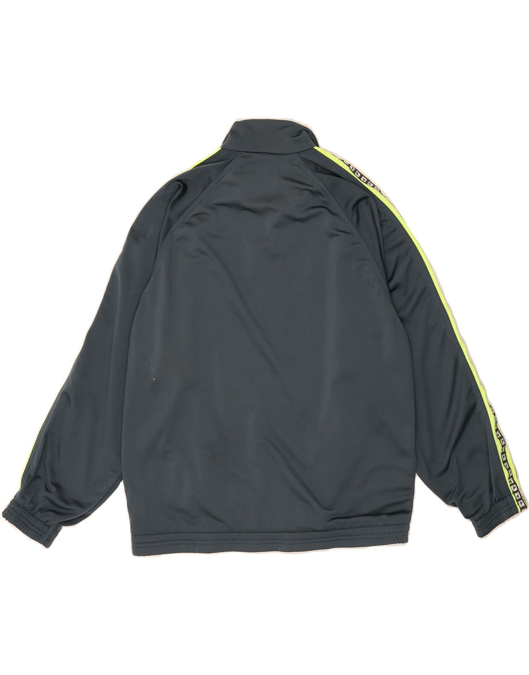 DIADORA Mens Graphic Tracksuit Top Jacket UK 36 Small Grey Polyester Vintage Diadora and Second-Hand Diadora from Messina Hembry 