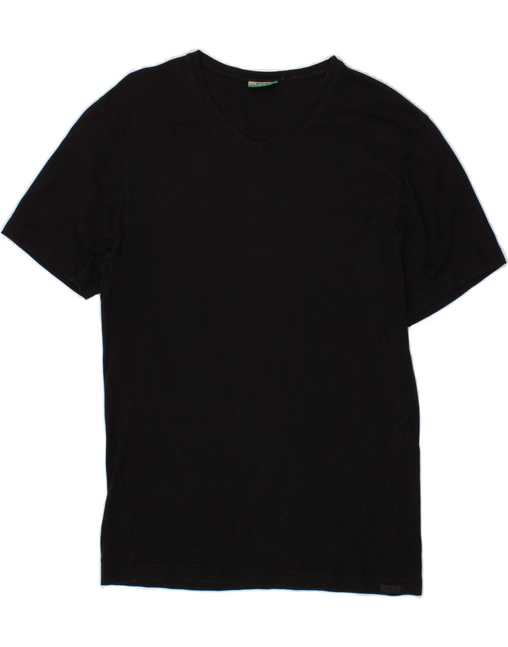 FILA Womens T-Shirt Top UK 12 Medium Black Vintage Fila and Second-Hand Fila from Messina Hembry 