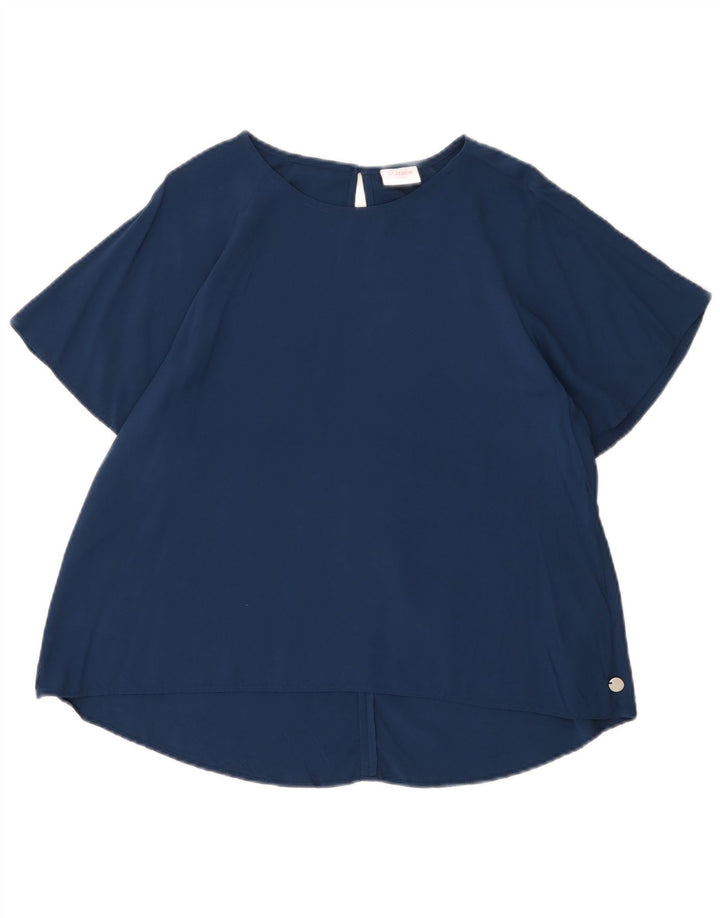 Top camicetta da donna Sun68 UK 14 Viscosa blu navy medio