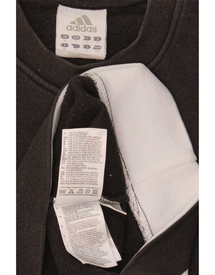Felpa Adidas Uomo Maglione Medio Nero Cotone