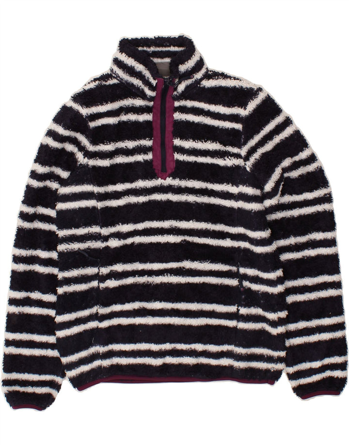 MOUNTAIN WAREHOUSE Womens Oversized Fleece Jumper UK 10 Small Navy Blue Vintage Mountain Warehouse and Second-Hand Mountain Warehouse from Messina Hembry 