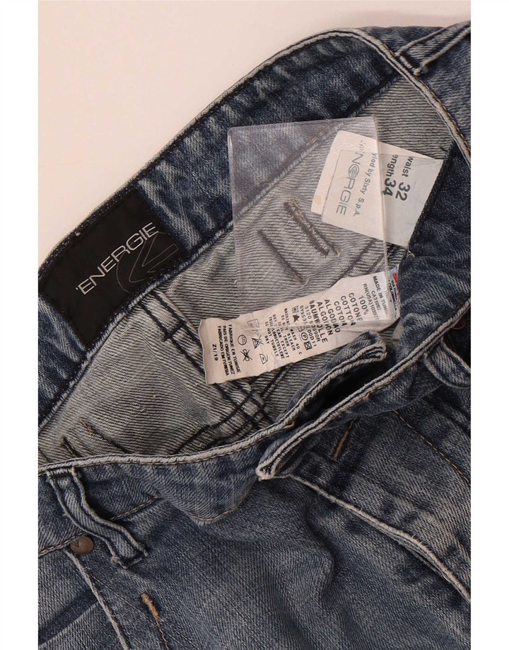 Jeans dritti da uomo Energie W32 L34 cotone blu