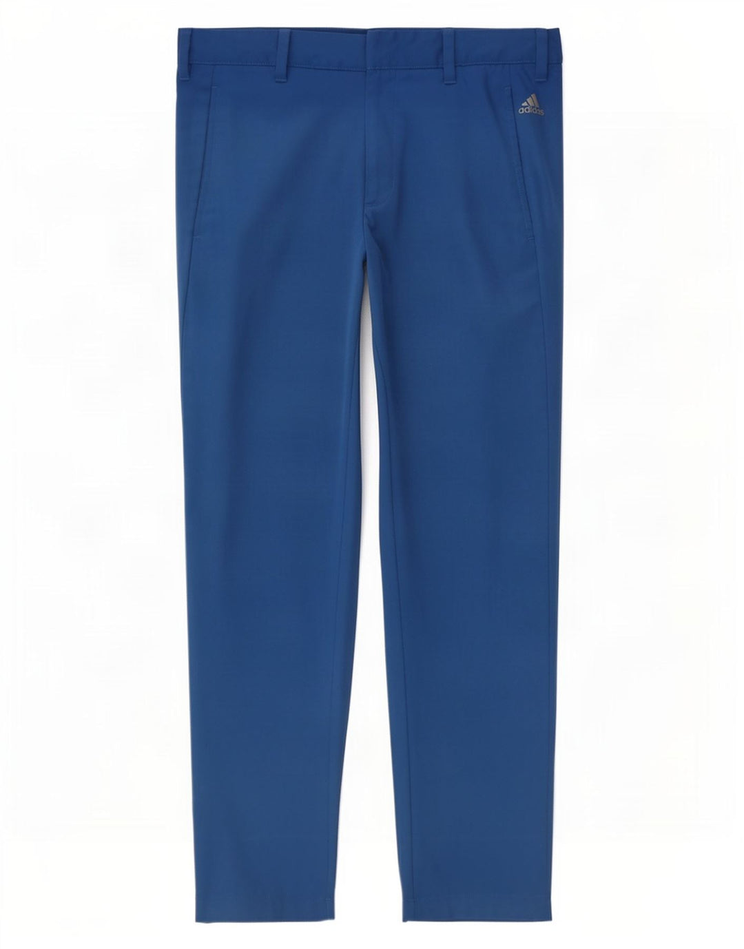 Pantaloni chino dritti da uomo Adidas W30 L30 poliestere blu