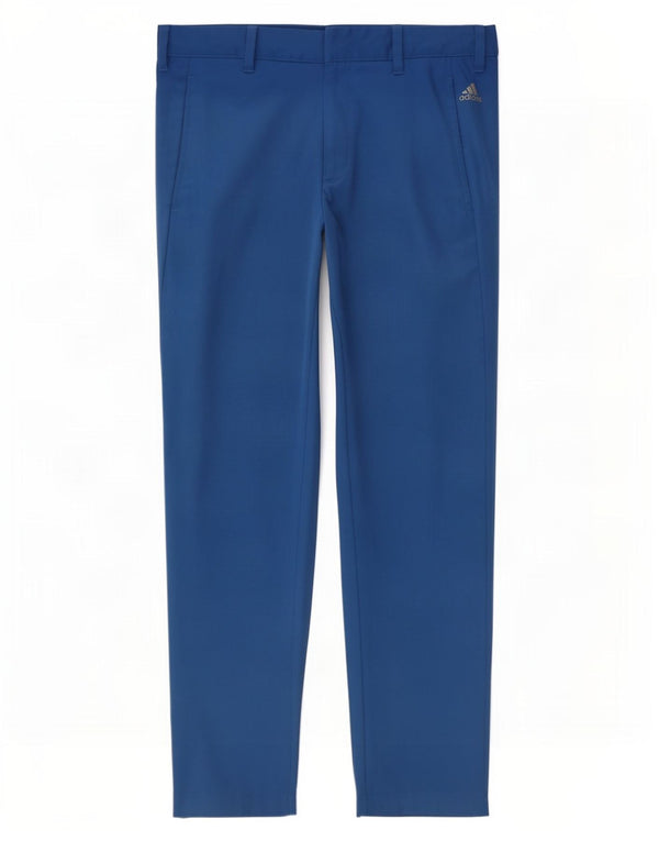 Pantaloni chino dritti da uomo Adidas W30 L30 poliestere blu