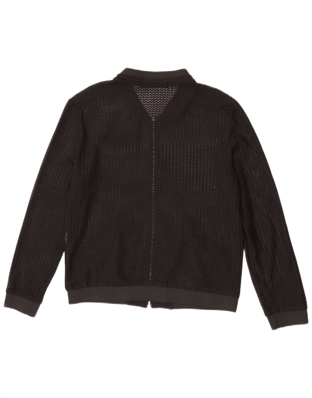 Giubbotto bomber trasparente da donna Zara UK 14 medio nero